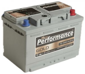 72AH 640CCA Düz Kutup L3 Max Performance Gold