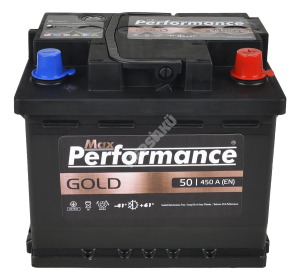 Hepsi Akü 50AH 400CCA Ters Kutup L1  Max Performance Gold