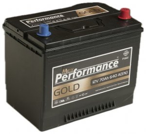 Hepsi Akü  70AH 600 CCA Düz Kutup N50 Max Performance Gold